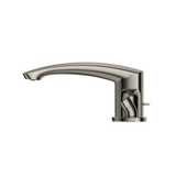 TOTO GM Two-Handle Deck-Mount Roman Tub Filler Trim with Handshower, Polished Nickel, Brass, TBG09202U#PN