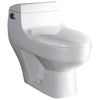 EAGO Porcelain, White, TB108 One Piece High Efficiency Low Flush Eco-Friendly Ceramic Toilet