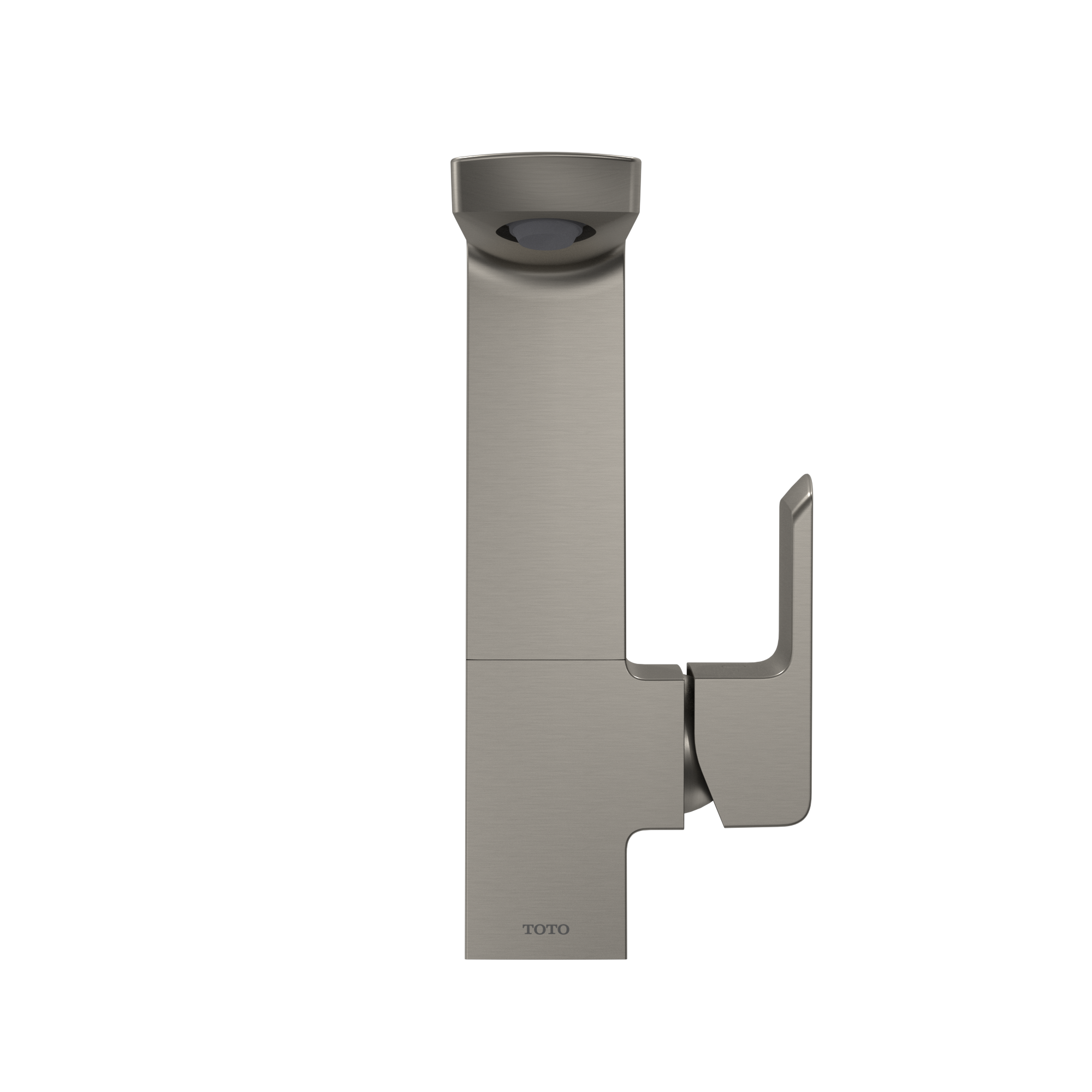 TOTO GR Series 1.2 GPM Single Side Handle Bathroom Sink Faucet with COMFORT GLIDE Technology and Drain Assembly, Brushed Nickel, Brass, TLG02309U#BN