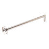 ALFI brand ABSA20R-BN Brushed Nickel 20" Round Wall Shower Arm, Brass