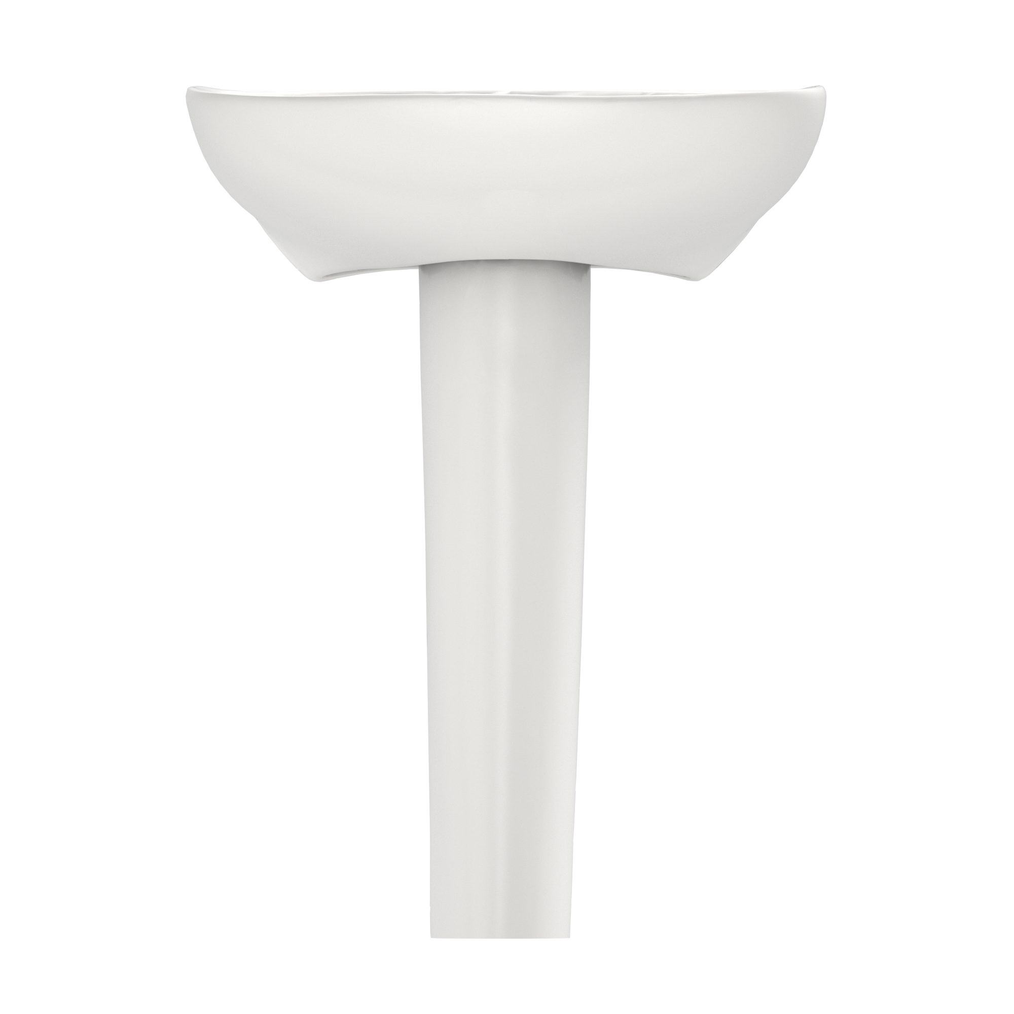TOTO Prominence Oval Basin Pedestal Bathroom Sink with CeFiONtect for 4 inch Center Faucets, Colonial White, Vitreous China, LPT242.4G#11