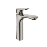 TOTO GO 1.2 GPM Single Handle Semi-Vessel Bathroom Sink Faucet with COMFORT GLIDE Technology, Polished Nickel, Brass, TLG01304U#PN