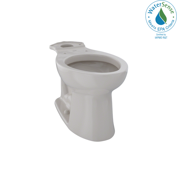 TOTO Entrada Universal Height Elongated Toilet Bowl, Sedona Beige, Vitreous China, C244EF#12