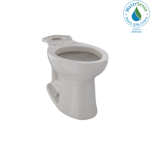 TOTO Entrada Universal Height Elongated Toilet Bowl, Sedona Beige, Vitreous China, C244EF#12