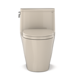 TOTO Nexus 1G One-Piece Elongated 1.0 GPF Universal Height Toilet with CEFIONTECT and SS124 SoftClose Seat, WASHLET+ Ready, Bone, Vitreous China, MS642124CUFG#03