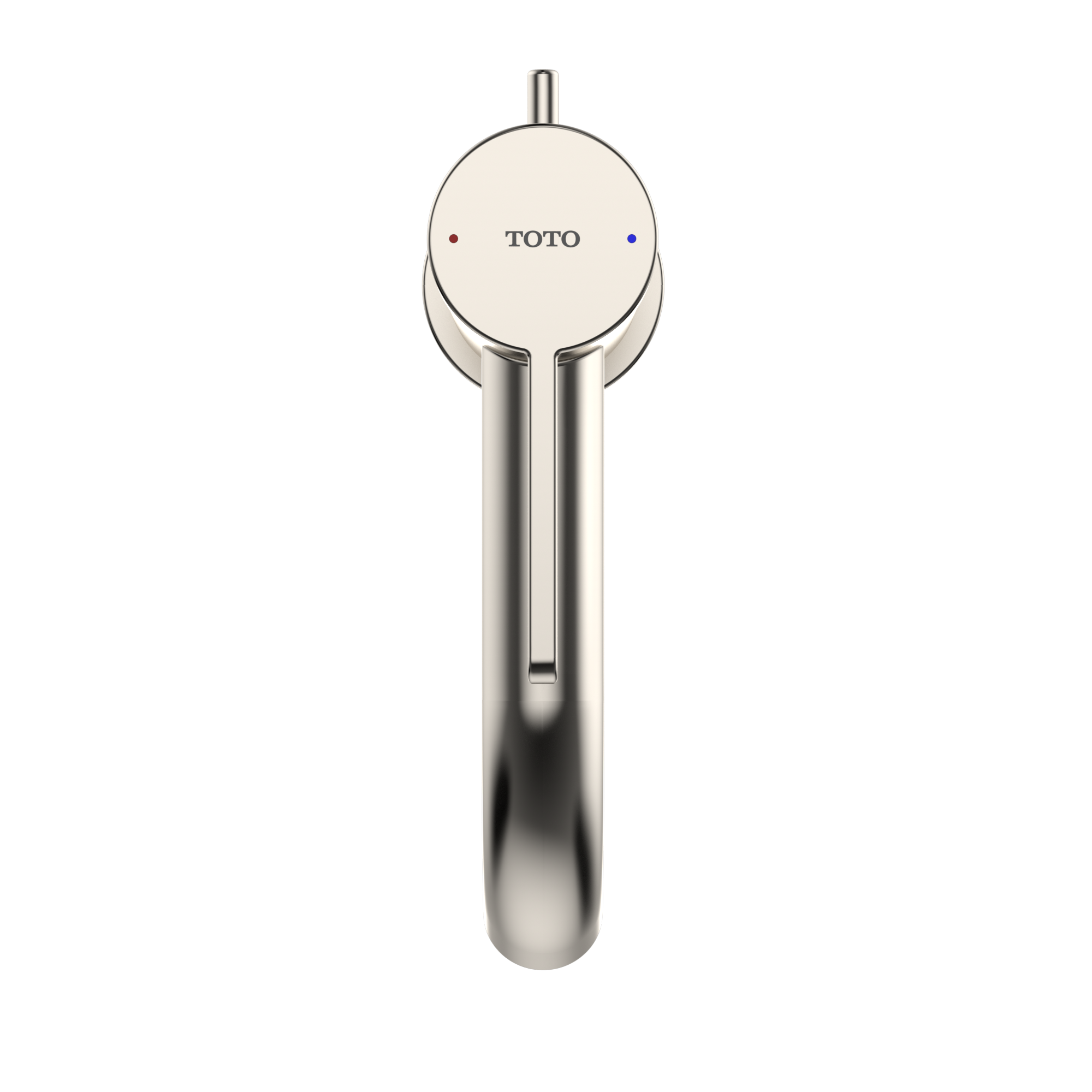 TOTO GF Series 1.2 GPM Single Handle Bathroom Sink Faucet with COMFORT GLIDE Technology and Drain Assembly, Polished Nickel, Stainless Steel, TLG11301U#PN