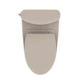 TOTO Nexus 1G Two-Piece Elongated 1.0 GPF Universal Height Toilet with CEFIONTECT and SS124 SoftClose Seat, WASHLET+ Ready, Bone, Vitreous China, MS442124CUFG#03