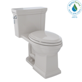 TOTO Promenade II One-Piece Elongated 1.28 GPF Universal Height Toilet with CEFIONTECT, Sedona Beige, Vitreous China, MS814224CEFG#12