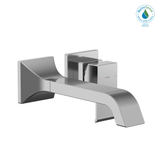 TOTO GC 1.2 GPM Wall-Mount Single-Handle Long Bathroom Faucet with COMFORT GLIDE Technology, Polished Chrome, Brass, TLG08308U#CP