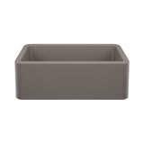 Blanco Ikon 30" Silgranit Farmhouse Sink, Volcano Gray, No Faucet Hole, 443113