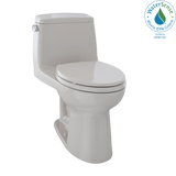 TOTO Eco UltraMax One-Piece Elongated 1.28 GPF Toilet, Sedona Beige, Vitreous China, MS854114E#12