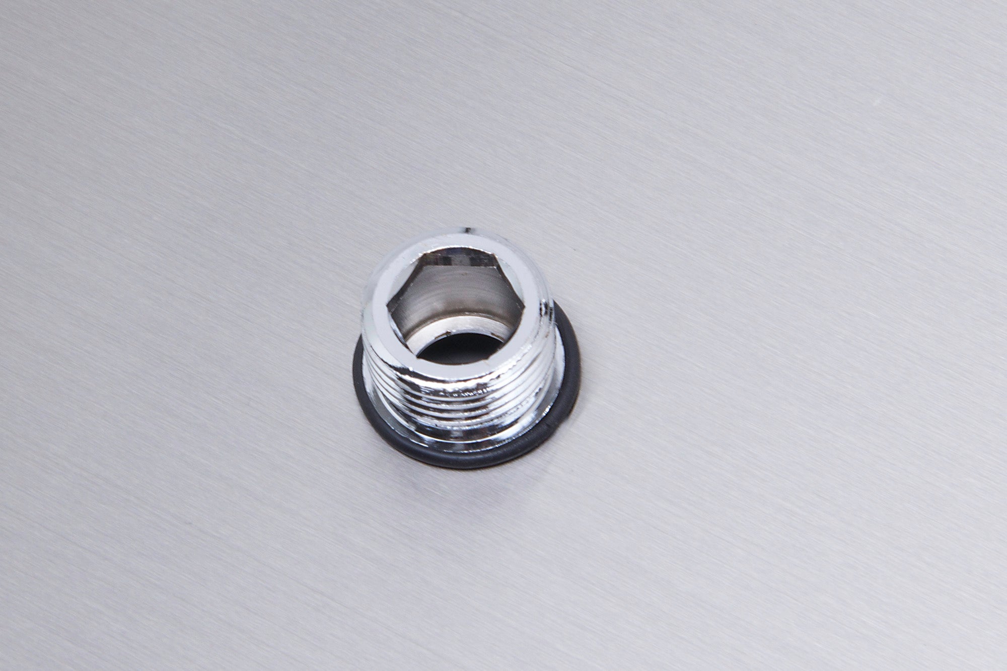 Alternative View of ALFI brand RAIN24R-BSS 24" Round Brushed Solid Stainless Steel Ultra Thin Rain Shower Head