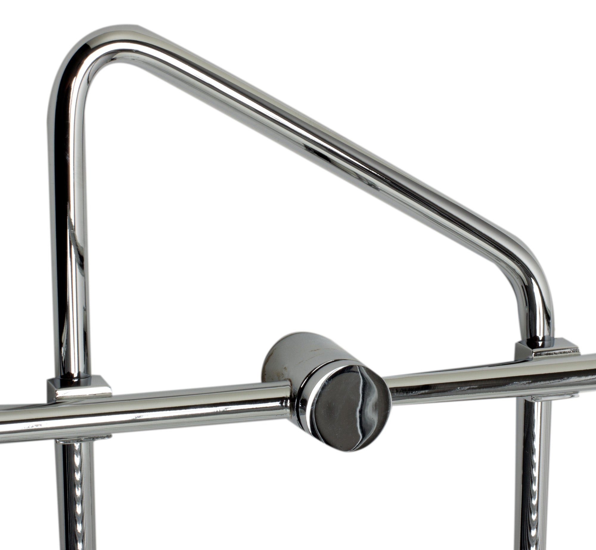 ALFI brand AB9532 Polished Chrome Corner Mounted Double Basket Shower Shelf Bathroom Accessory, Brass, Grey