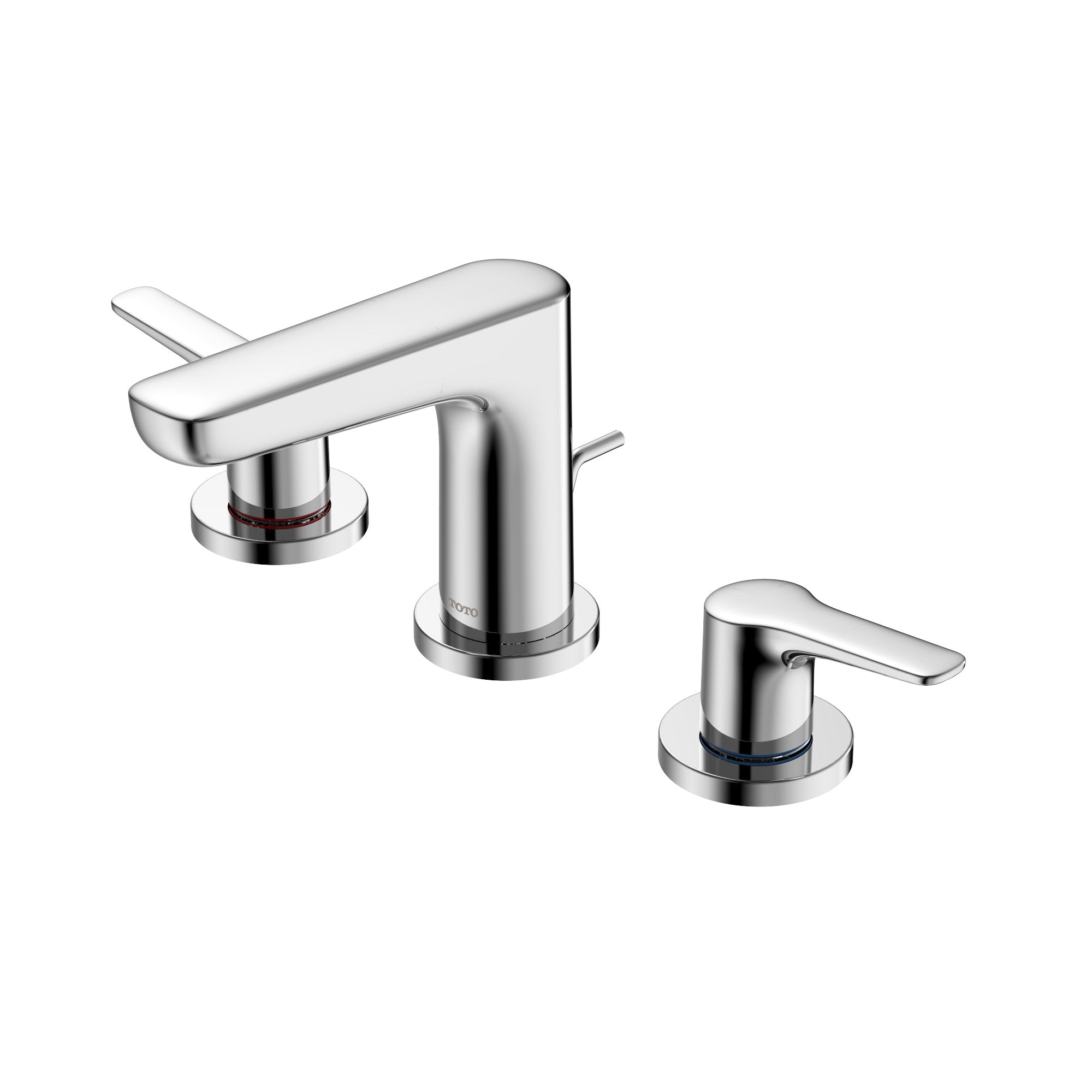 TOTO GS Series 1.2 GPM Two Handle Widespread Bathroom Sink Faucet with Drain Assembly, Polished Chrome, Brass, TLG03201U#CP