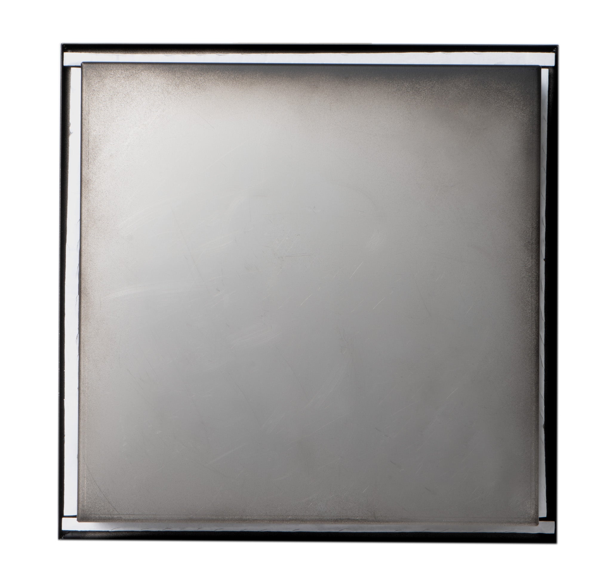 Alternative View of ALFI brand ABNC1212-BLA 12" x 12" Black Matte Stainless Steel Square Single Shelf Bath Shower Niche, 20 Gauge