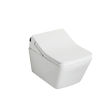 TOTO SX WASHLET+ Ready Electronic Bidet Toilet Seat with Auto Flush Ready Cotton White, Plastic, SW4049AT60#01