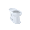 TOTO Dartmouth and WhitneyUniversal Height Elongated Toilet Bowl, Cotton White, Vitreous China, C754EF#01