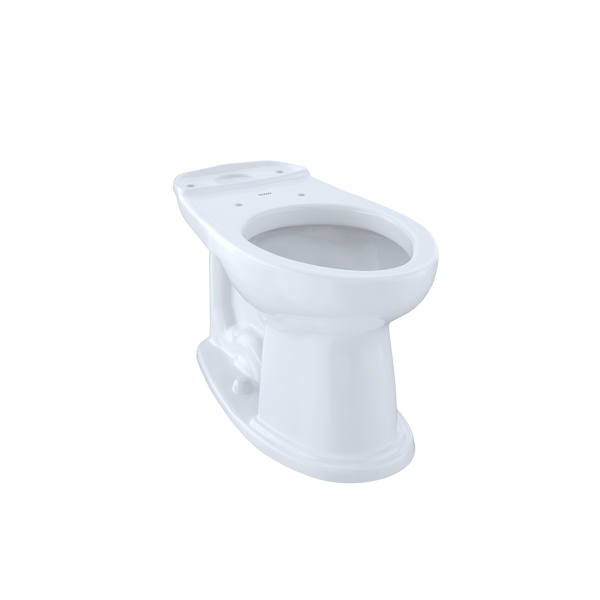 TOTO Dartmouth and WhitneyUniversal Height Elongated Toilet Bowl, Cotton White, Vitreous China, C754EF#01