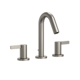 TOTO GF Series 1.2 GPM Two Lever Handle Widespread Bathroom Sink Faucet, Brushed Nickel, Brass, TLG11201UA#BN