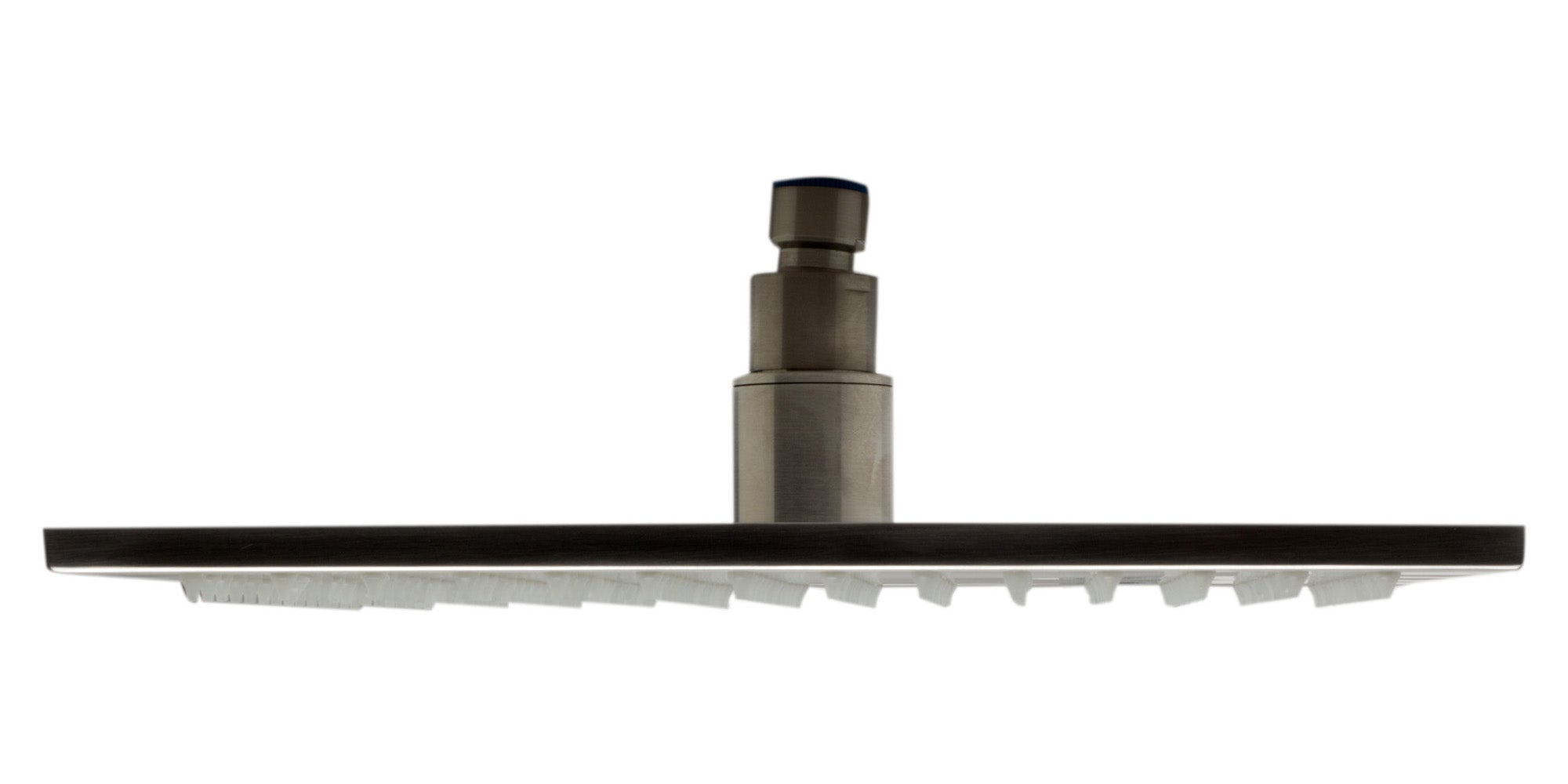 ALFI brand LED12S-BN Brushed Nickel 12" Square Multi Color LED Rain Shower Head, Brass