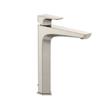 TOTO GE 1.2 GPM Single Handle Vessel Bathroom Sink Faucet with COMFORT GLIDE Technology, Brushed Nickel, Brass, TLG07305U#BN