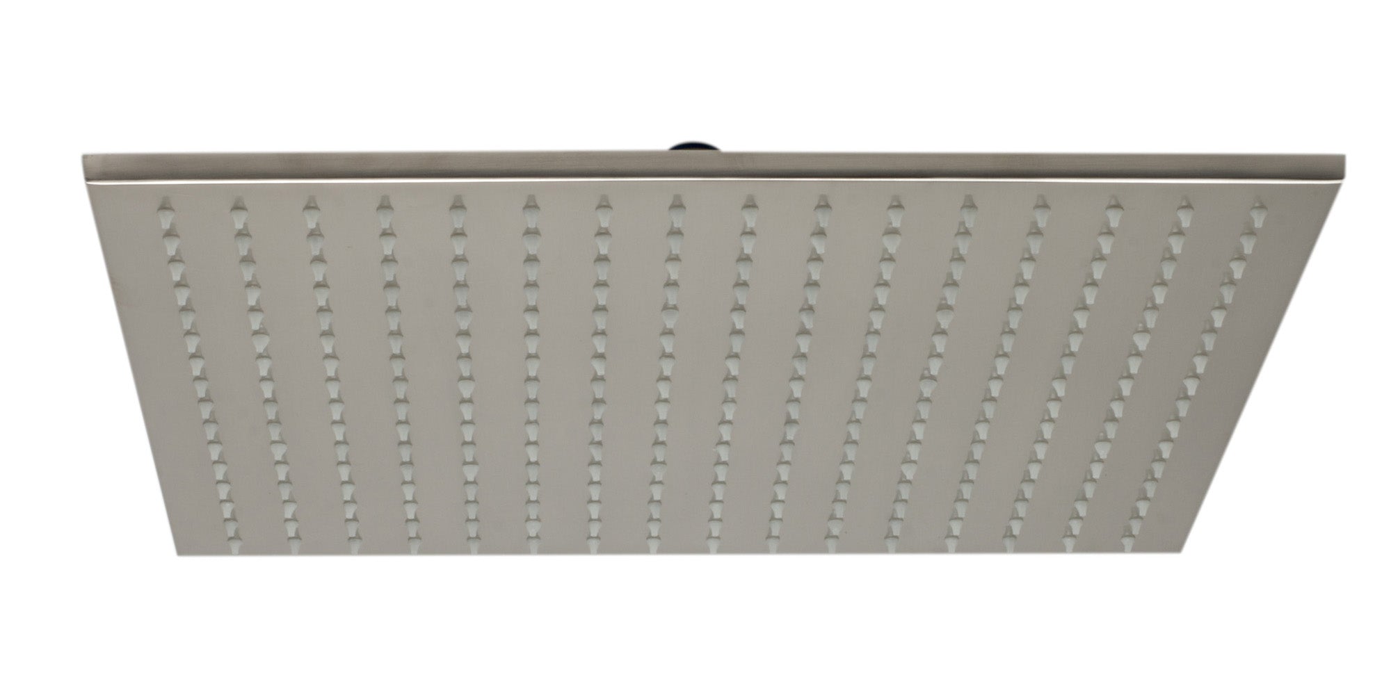 ALFI brand LED16S-BN Brushed Nickel 16" Square Multi Color LED Rain Shower Head, Brass