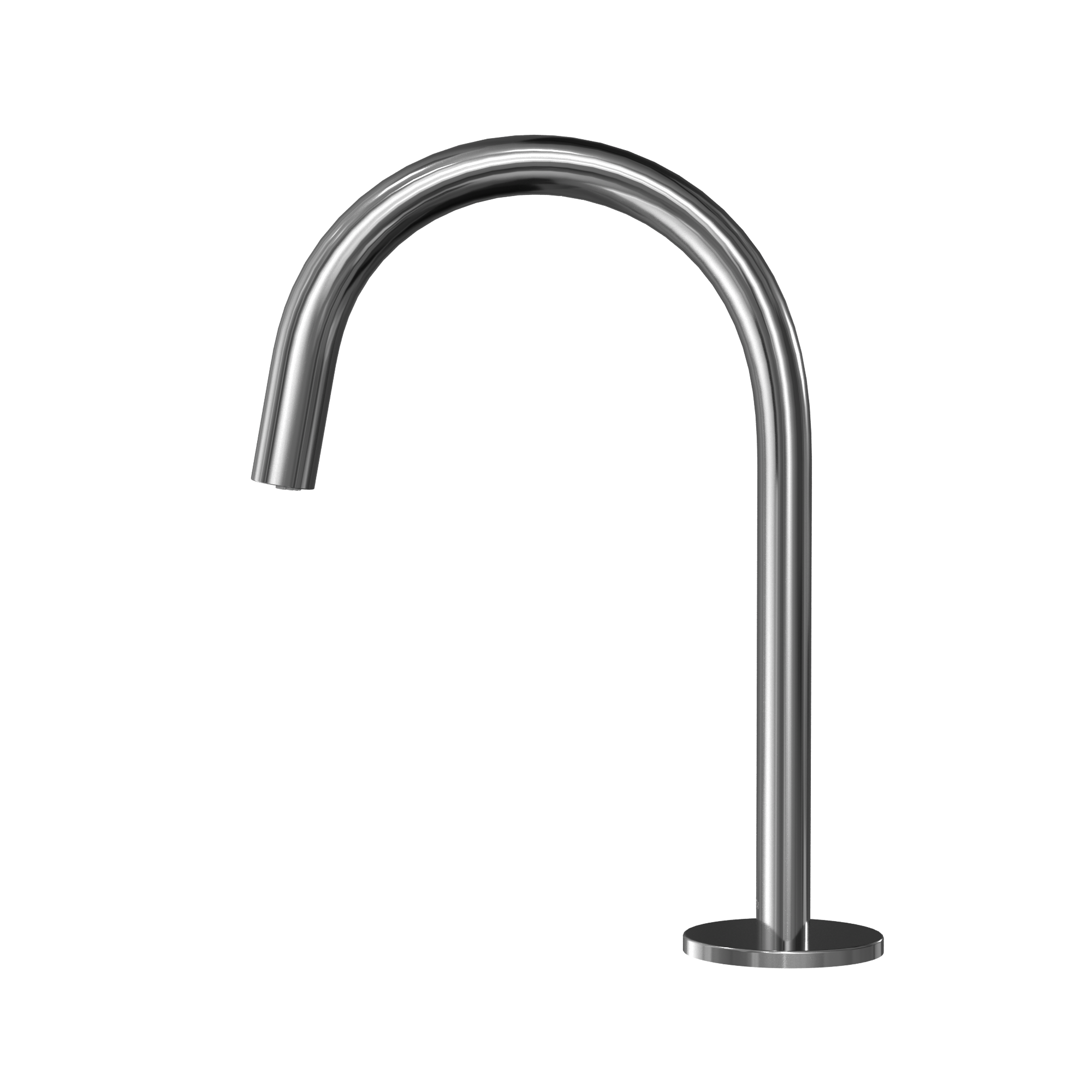 TOTO Gooseneck AC Powered 0.5 GPM Touchless Bathroom Faucet with Mixing Valve, 20 Second Continuous Flow, Polished Chrome, Brass, T24S53AM#CP