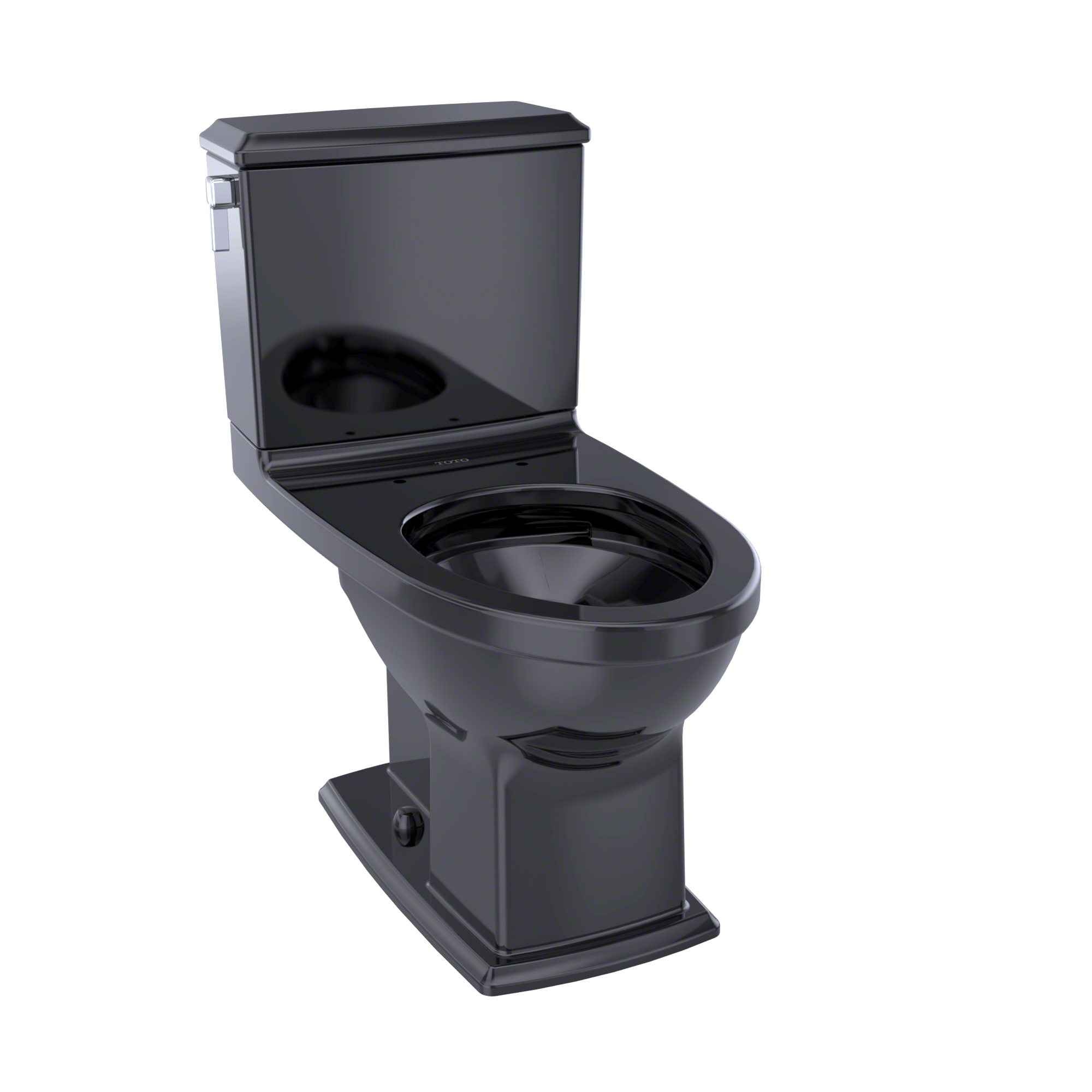 TOTO Connelly Two-Piece Elongated Dual-Max, Dual Flush 1.28 and 0.9 GPF Universal Height Toilet, Ebony, Vitreous China, CST494CEMF#51