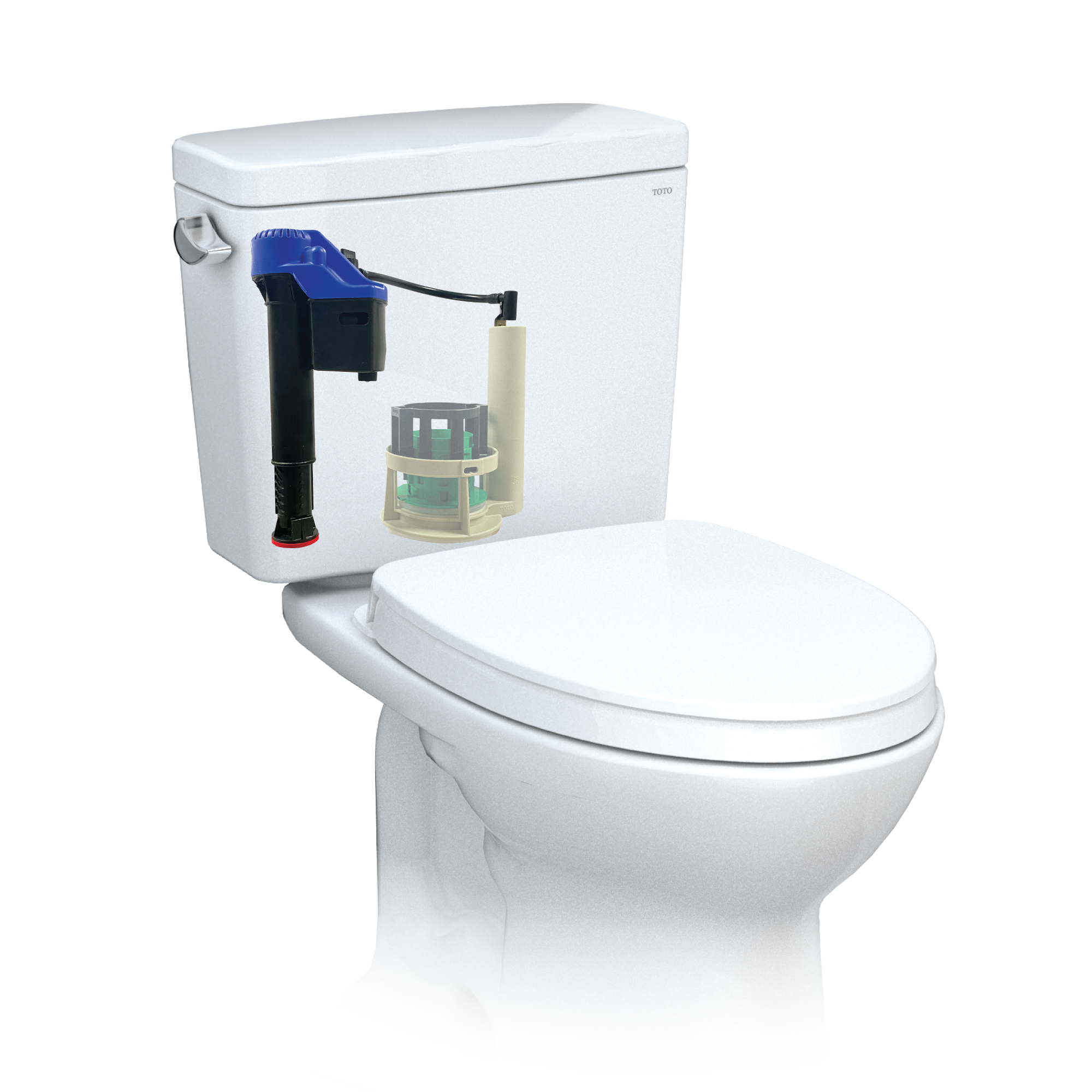 Alternate Image for TOTO Adjustable Replacement Fill Valve Assembly for Toilet Tanks, TSU99A.XR