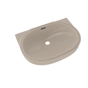 Alternate Image for TOTO Oval 19-11/16" x 13-3/4" Undermount Bathroom Sink with CEFIONTECT, Bone, Vitreous China, LT546G#03