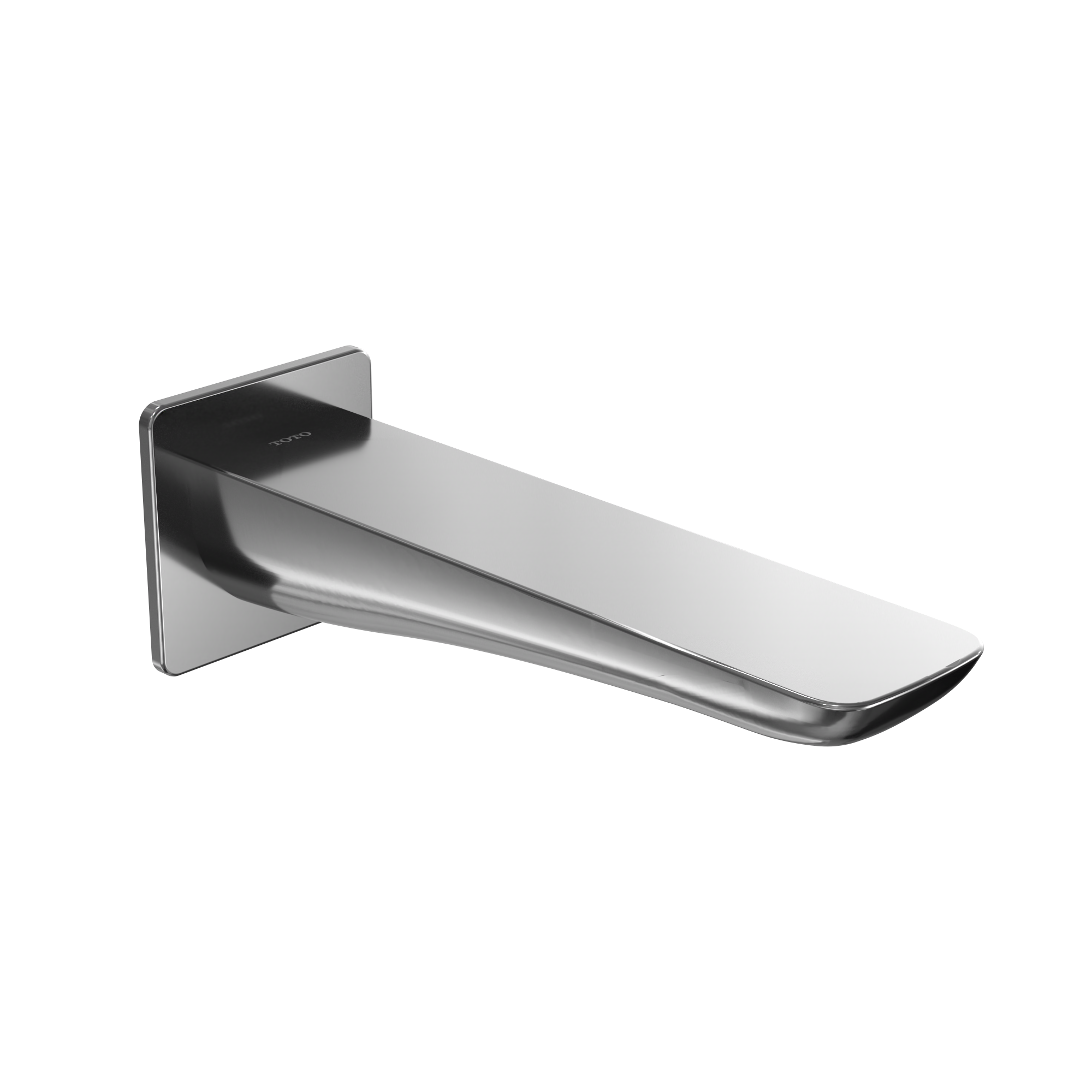 TOTO Modern S Wall Tub Spout, Polished Chrome, Brass, TBG02001U#CP