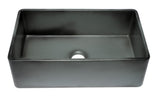 ALFI brand 33" Fireclay Farmhouse Sink, Concrete, ABCO3320SB