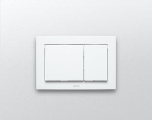 Alternate Image for TOTO Push Plate, Rectangle White Plastic for In Wall Tank System, YT800#WH