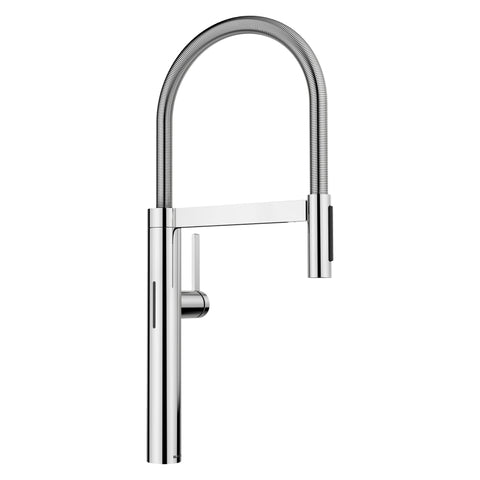 Blanco Culina II Pull-Down Dual-Spray Touchless Sensor Kitchen Faucet, Chrome, 1.5 GPM, Brass, 527471