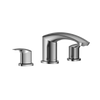 TOTO GM Two-Handle Deck-Mount Roman Tub Filler Trim, Polished Chrome, Brass, TBG09201U#CP