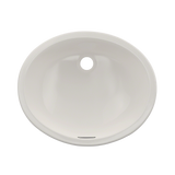 TOTO Rendezvous Oval Undermount Bathroom Sink with CEFIONTECT, Colonial White, Vitreous China, LT579G#11