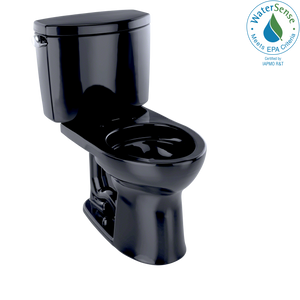 Alternate Image for TOTO Drake II Two-Piece Round 1.28 GPF Universal Height Toilet, Ebony, Vitreous China, CST453CEF#51