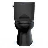 TOTO Vespin II 1G Two-Piece Elongated 1.0 GPF Universal Height Toilet with SS124 SoftClose Seat, WASHLET+ Ready, Ebony, Vitreous China|Plastic, MS474124CUF#51