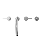 TOTO LB Two-Handle Deck-Mount Roman Tub Filler Trim with Handshower, Polished Chrome, Brass, TBS01202U#CP