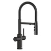 Blanco Catris Flexo Filter-Ready Semi-Pro Pull-Down Dual-Spray Kitchen Faucet, Matte Black, 1.5 GPM, Brass, 442992