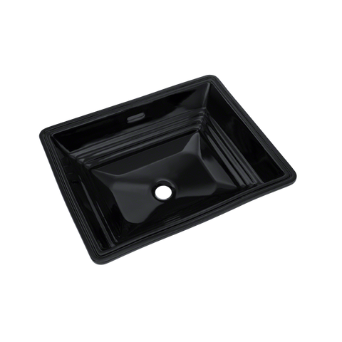 TOTO Promenade Rectangular Undermount Bathroom Sink, Ebony, Vitreous China, LT533#51