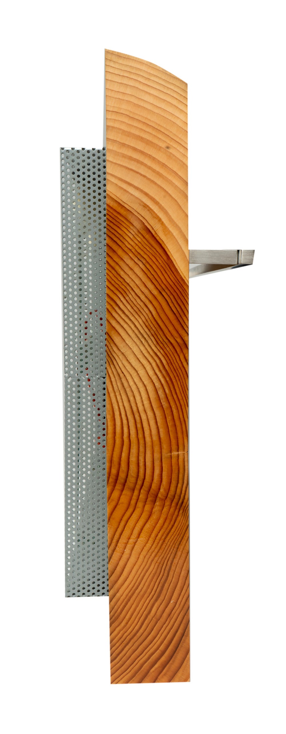 ALFI brand ABTW3216H 32"x16" Live Edge Cedar Wood Towel Warmer, Natural Wood