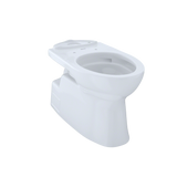 TOTO Vespin II Universal Height Elongated Skirted Toilet Bowl with CEFIONTECT, Cotton White, Vitreous China, CT474CUFG#01