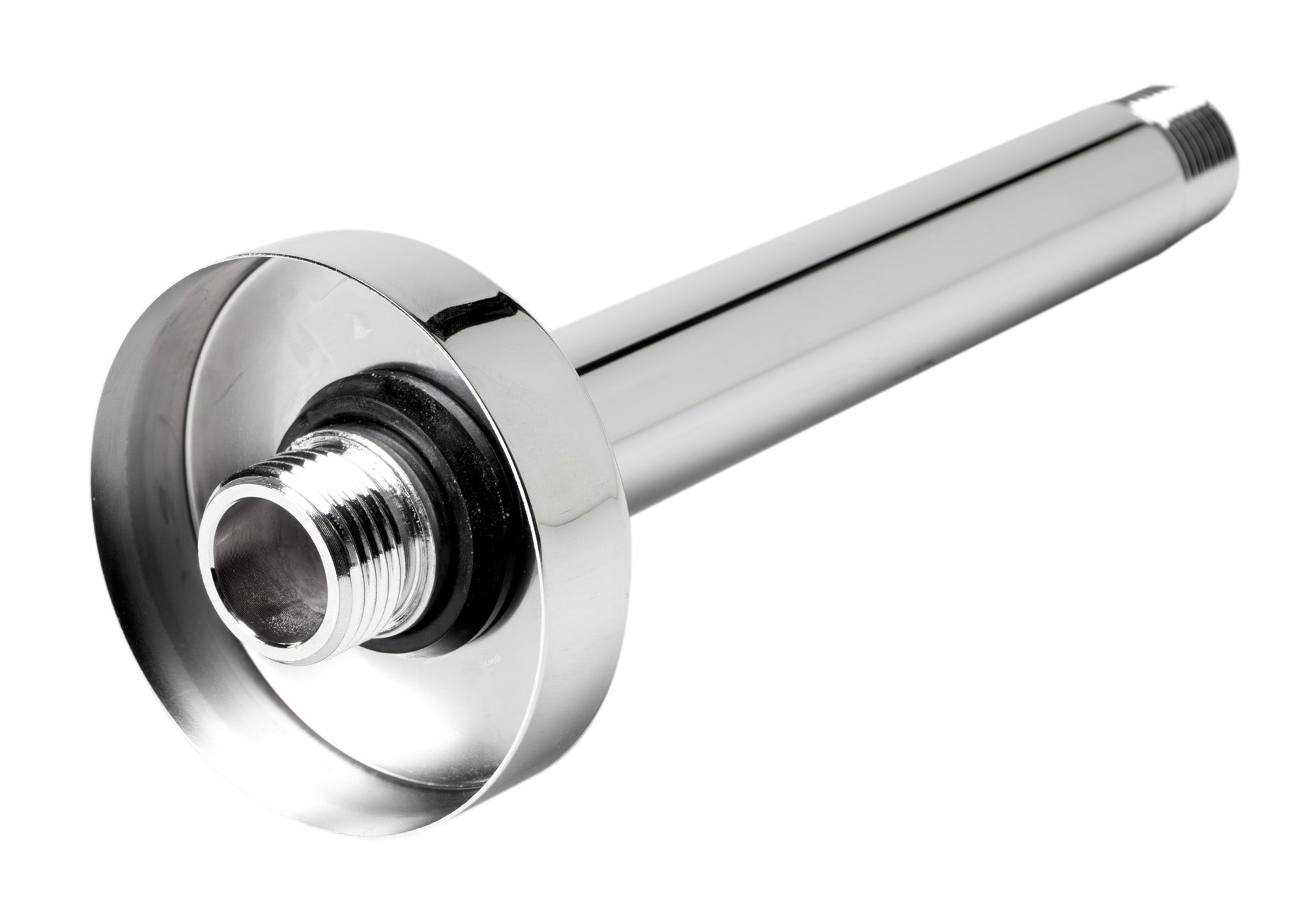 ALFI brand ABSA6R-PC Polished Chrome 6" Round Ceiling Shower Arm, Brass