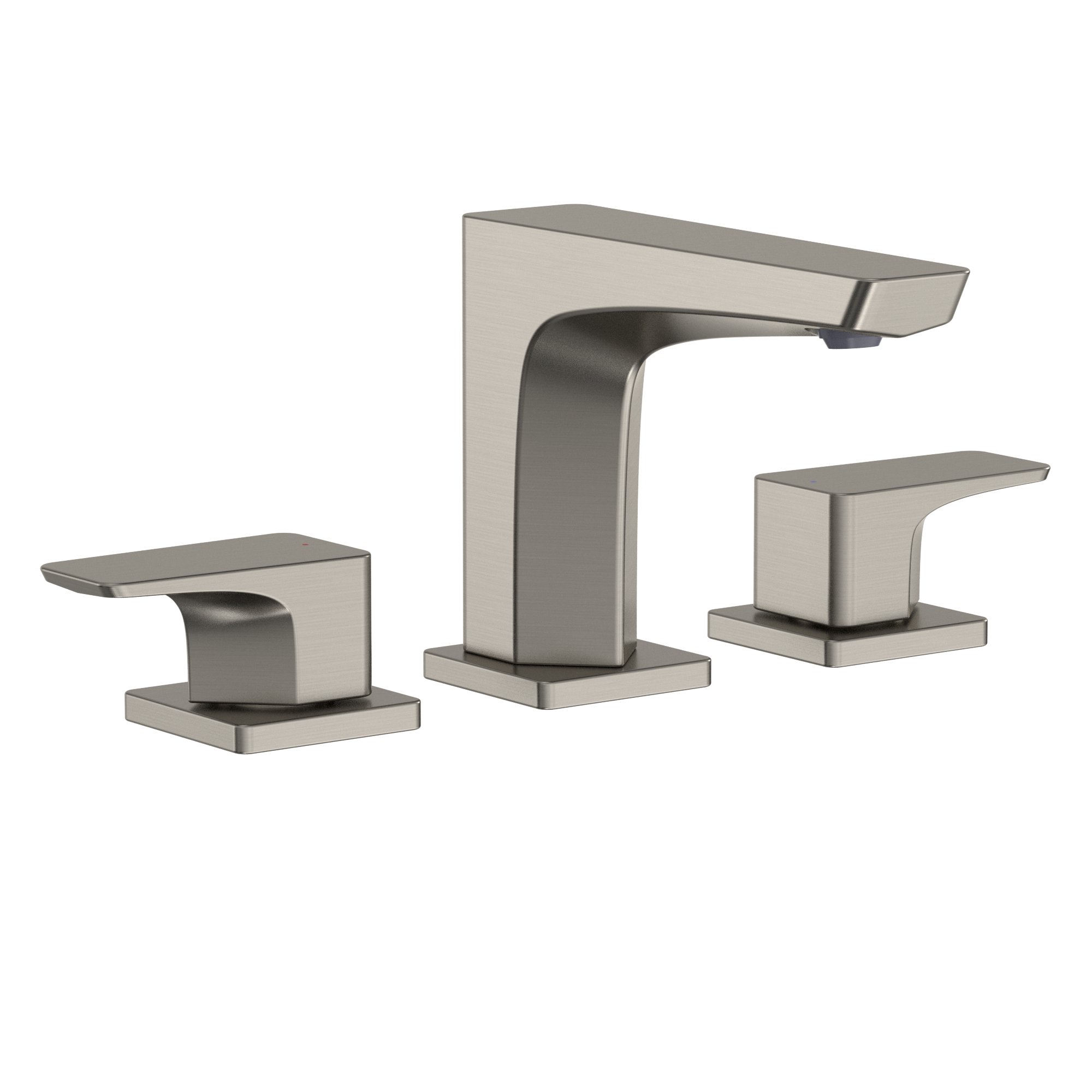 TOTO GE 1.2 GPM Two Handle Widespread Bathroom Sink Faucet, Brushed Nickel, Brass, TLG07201U#BN