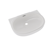 TOTO Oval 19-11/16" x 13-3/4" Undermount Bathroom Sink with CEFIONTECT, Colonial White, Vitreous China, LT546G#11