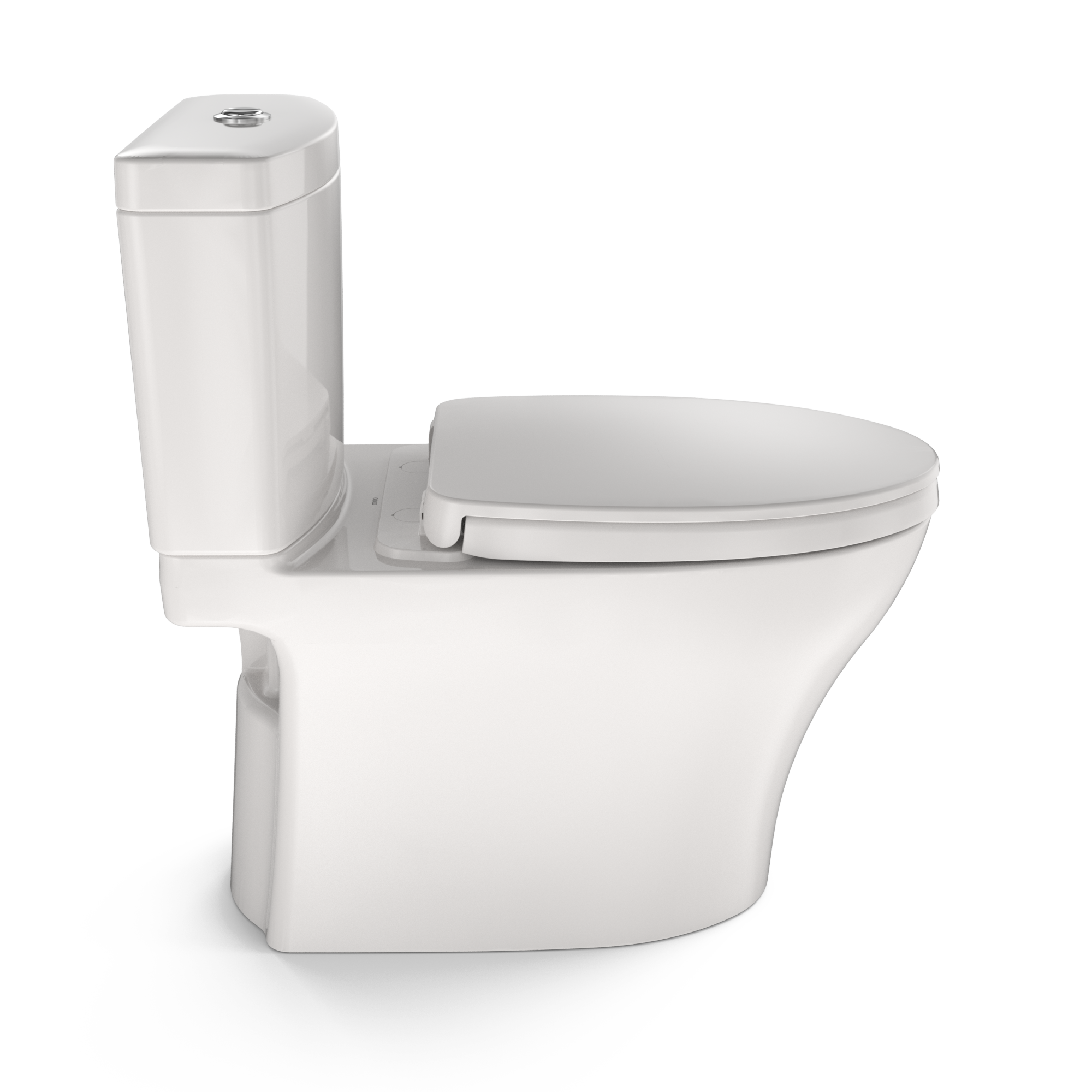 TOTO Aquia IV WASHLET+ Two-Piece Elongated Dual Flush 1.28 and 0.9 GPF Toilet with CEFIONTECT, Colonial White, Vitreous China, MS446124CEMGN#11