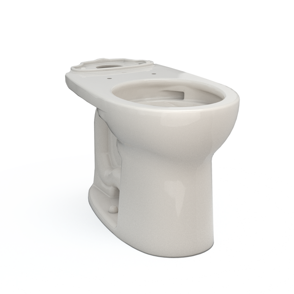 TOTO Drake Round TORNADO FLUSH Toilet Bowl with CEFIONTECT, Sedona Beige, Vitreous China, C775CEFG#12