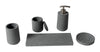 ALFI brand ABCO1001 5 Piece Solid Concrete Gray Matte Bathroom Accessory Set