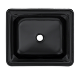 TOTO Guinevere Rectangular Undermount Bathroom Sink, Ebony, Vitreous China, LT973#51